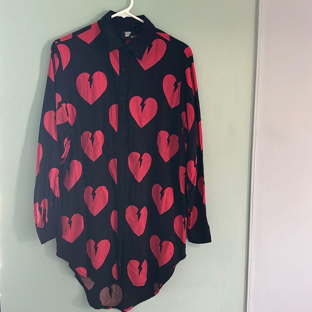 Lazy Oaf Broken Heart Long Sleeve S/M